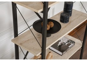 Regał Elysian Travertine and Black