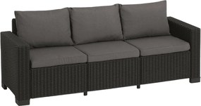 Keter sofa ogrodowa 3-osobowa California 199 x 68 x 72 cm, grafit