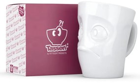 Biały bezradny porcelanowy kubek z uchem 58products