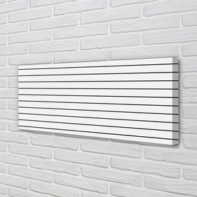 Obraz drukowany na płótnie Minimalistyczne Czarne Kreski