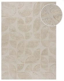 Kremowy bawełniany dywan tkany ręcznie 120x170 cm Ada Arch Geo – Flair Rugs