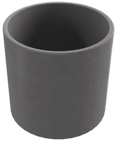 Umywalka betonowa nablatowa okrągła bez otworu na baterię 41 x 40 cm BENE | różne kolory : Kolor - Popielaty