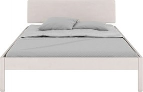 Łóżko bukowe Visby AMMER / 140x200 cm, kolor biały