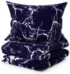 PrzytulneMieszkanie.pl PrzytulneMieszkanie.pl Pościel bawełniana TEMPESTA fioletowa Rozmiar pościeli: 70 x 90 cm | 140 x 200 cm