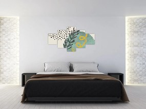 Obraz - Arkusze abstrakcyjne N⁰1 (125x70 cm)
