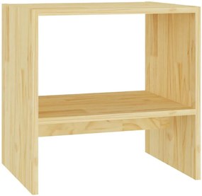 Naturalna minimalistyczna szafka nocna z drewna - Callan