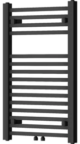 Mexen Pluton grzejnik łazienkowy 800 x 500 mm, 410 W, czarny  - W106-0800-500-00-70