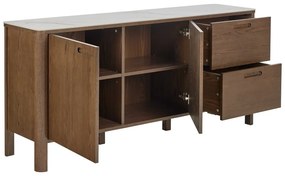 Brązowa komoda w dekorze dębu 160x75x40 cm Southampton – Actona