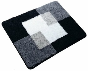 RIDDER 7103807 Coins dywanik łazienkowy zantypoślizgowym spodem 55 x 50 cm, szary
