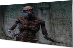 Panel szklany do Kuchni Zjawa w Opuszczonym Budynku