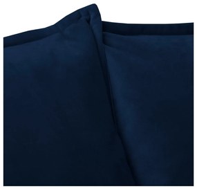Ciemnoniebieska aksamitna sofa 138 cm Juli – Ropez