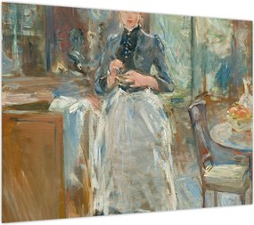 Obraz - Berthe Morisoti, In the Dining Room, reprodukcje (70x50 cm)