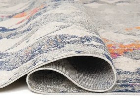 Wielobarwny dywan z przecieranym wzorem G9-M57