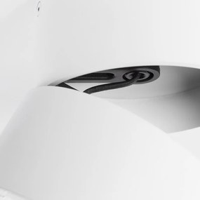 Nowoczesny reflektor biały okrągły regulowany - Go Nine