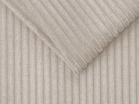 Kanapa 4 osobowa rozkładana typu express z beżowego sztruksu - Miejsce do spania 160 cm - Materac 22 cm - VIZIR