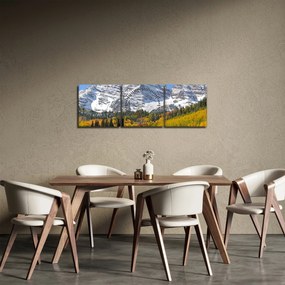 Obraz - Maroon Peak (z zegarem) (90x30 cm)