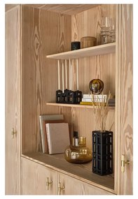 Czarny ręcznie wykonany wazon z żywicy polimerowej (wysokość 30 cm) Lyst – Villa Collection