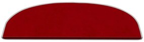 Czerwone dywaniki na schody zestaw 16 szt. 20x65 cm Plain Color – Vitaus