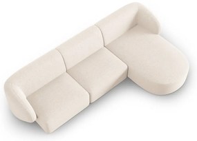 Kremowy narożnik (prawostronny) Shane – Micadoni Home