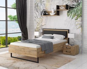 Dwupoziomowa półka ścienna w stylu loft Oriental Tree 02