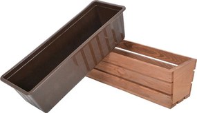 Drewniana doniczka 51 cm Modern – Rojaplast