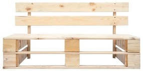 Ławka ogrodowa z palet - Olefix 2X