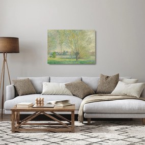 Obraz na szkle - Claude Monet, The Willows, reprodukcje (70x50 cm)