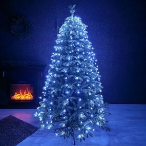 Lampki choinkowe pęczkowe LED zimna biel 180cm 270LED