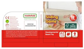 Masterkidz tablica edukacyjna gra przesuwna labirynt montessori