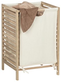 Kosz na pranie ze stelażem z drewna akacjowego ACINA, 48 l, WENKO