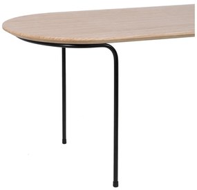 Stolik z blatem w dekorze dębu 40x100 cm Nude – Ixia