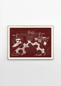 Plakat 70x50 cm Sam Shopping – Lucia Tuffley – The Poster Club