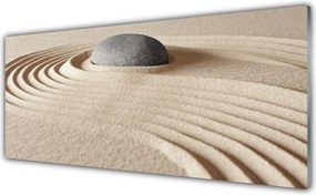 Panel Szklany do Kuchni Artystyczna Struktura Piaskowca