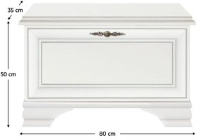 Szafka na buty KENTAK SFK1B, alpejska biel