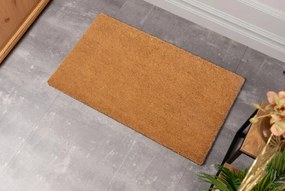 Wycieraczka kokosowa 45x75 cm naturalna antypoślizgowa do domu sklepu biura