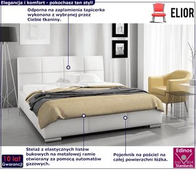 Łóżko tapicerowane Privex 3X 120x200 - 44 kolory