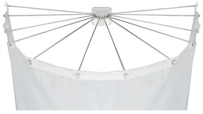 Okrągły uchwyt na zasłonę prysznicową Wenko Shower Umbrella