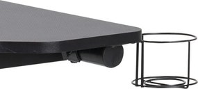 Czarne biurko gamingowe dla gracza Trooper