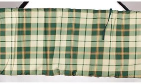 Happy Green Poduszka na huśtawkę Zielona krata, 129 cm