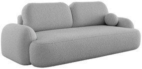 Jasnoszara sofa chmurka z funkcją spania R7-A60