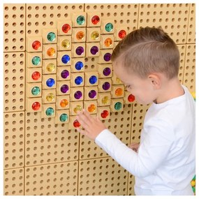 Masterkidz akrylowe kolorowe diamenciki do tablicy naukowej stem 72 sztuki