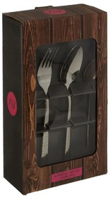 Białe sztućce ze stali nierdzewnej 24 szt. Avie – Premier Housewares
