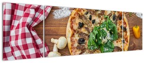 Obraz pizzy (170x50 cm)