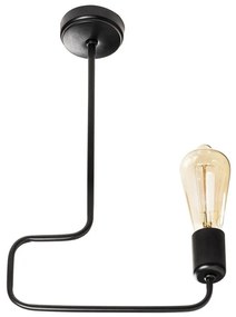 Czarna metalowa lampa wisząca Opviq lights Penelope