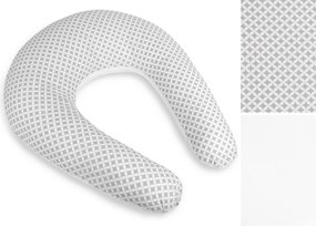 Bellatex Poduszka do karmienia Różewka szara, 180cm