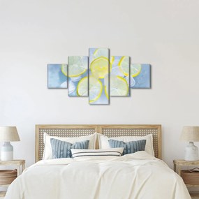 Obraz cytryn w lodzie (125x70 cm)