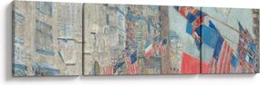 Obraz - Childe Hassam, Allies day, reprodukcje (170x50 cm)