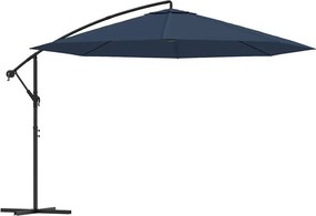 Ciemnoniebieski parasol ogrodowy z aluminiowym słupkiem Z4-A52