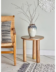 Okrągły stolik z litego drewna mango ø 40 cm Stella – Bloomingville