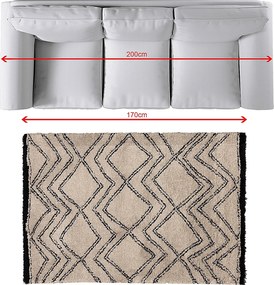 Dywan Royal Nomadic sand/black 120x170cm